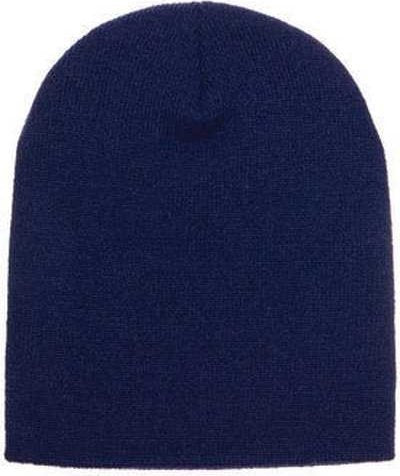 Yupoong 1500 Adult Knit Beanie - Navy - HIT a Double
