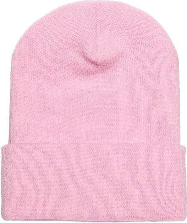 Yupoong 1501KC Classics Cuffed Knit Beanie - Baby Pink - HIT a Double