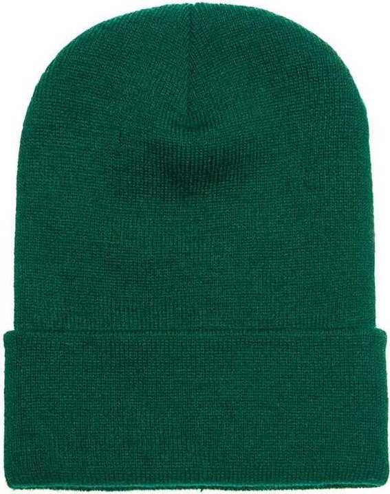 Yupoong 1501KC Classics Cuffed Knit Beanie - Spruce - HIT a Double