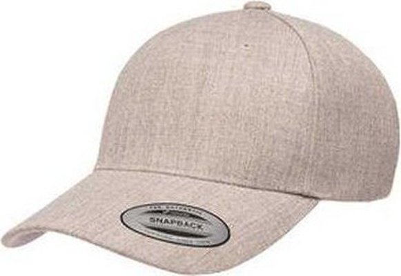 Yupoong 5789M Premium Snapback Cap - Heather - HIT a Double