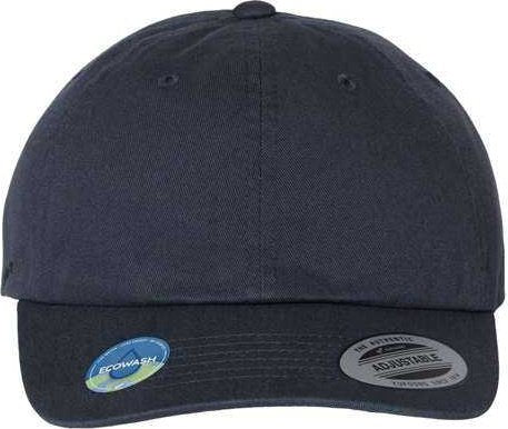 Yupoong 6245EC Eco-Washed Dad Cap - Navy - HIT a Double