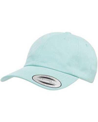 Yupoong 6245PT Adult Peached Cotton Twill Dad Cap - Diamond Blue - HIT a Double