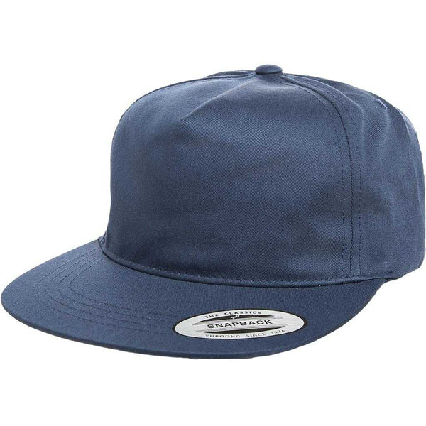 Yupoong 6502 Classics Unstructured 5- Panel Snapback Cap - Navy