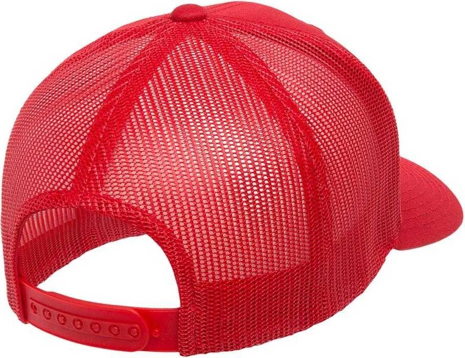 Yupoong 6606 Classics Retro Trucker Cap - Red - HIT a Double