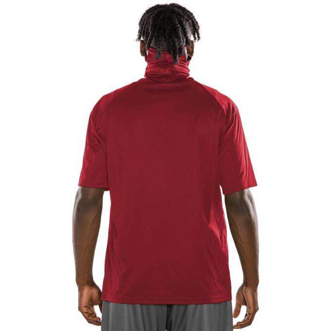 Badger Sport 1921 Adult 2B1 Tee - Red - HIT a Double - 1
