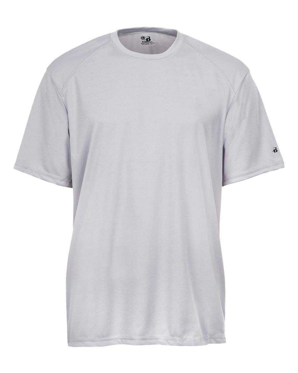 Badger Sport 2120 Youth B-Core Tee - Silver - HIT a Double - 1