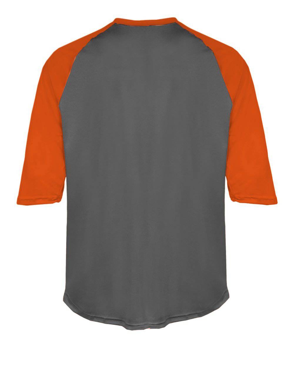 Badger Sport 2133 B-Baseball Youth Undershirt - Graphite Orange - HIT a Double - 3