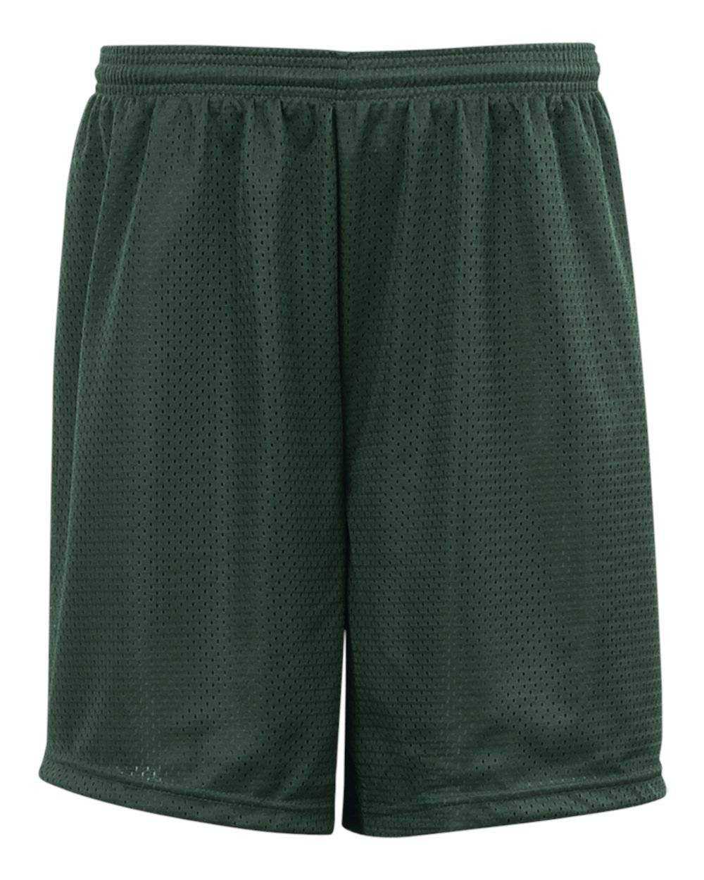Badger Sport 2207 Youth Mesh/Tricot Short - Forest - HIT a Double - 1