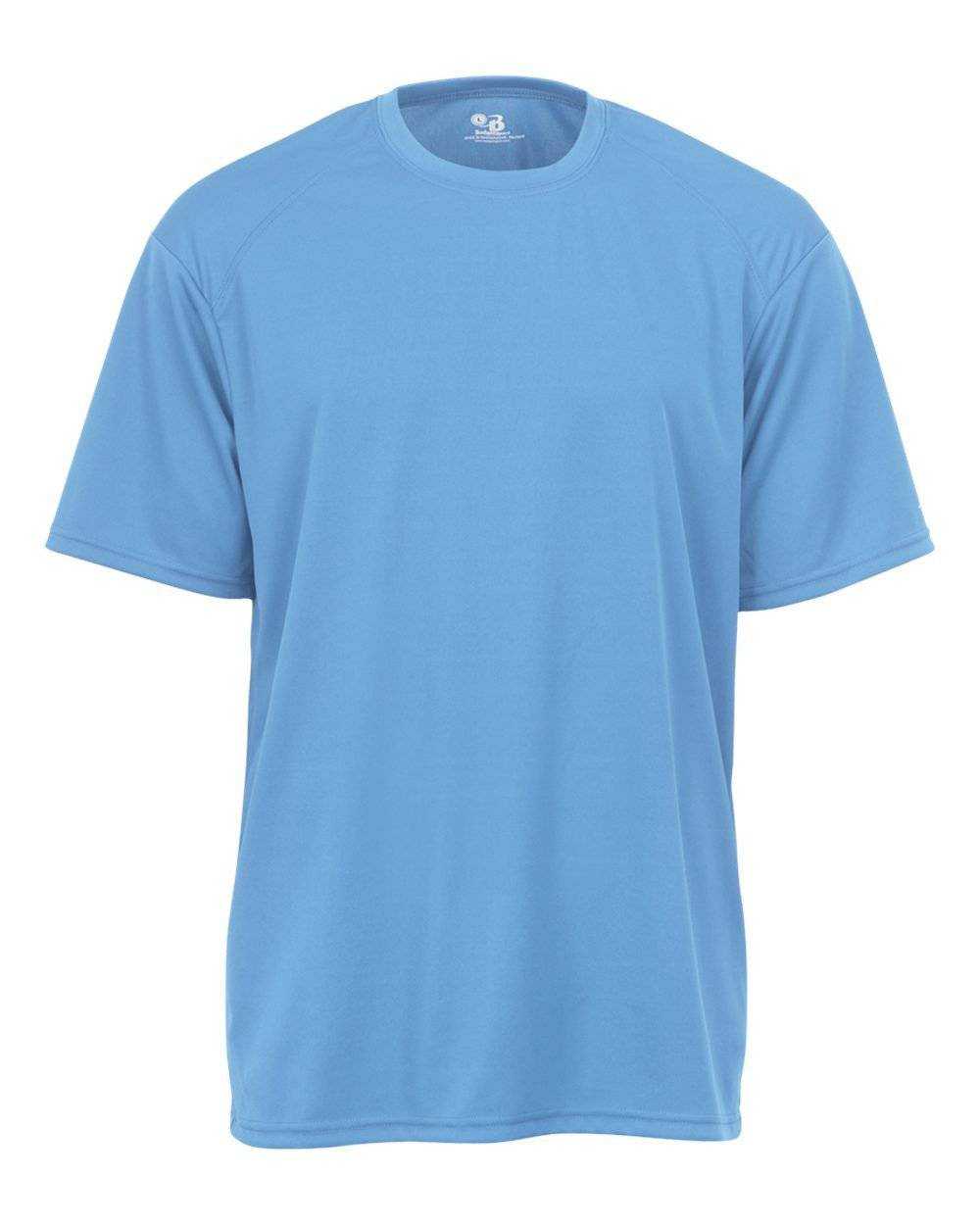 Badger Sport 4120 Adult B-Core Tee - Columbia Blue - HIT a Double - 1