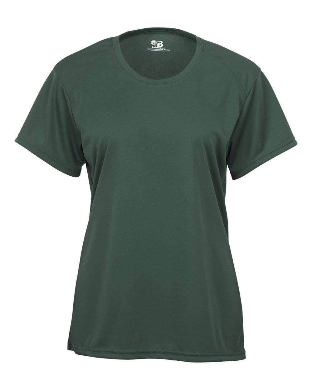 Badger Sport 4160 Ladies B-Core Tee - Forest - HIT a Double - 1
