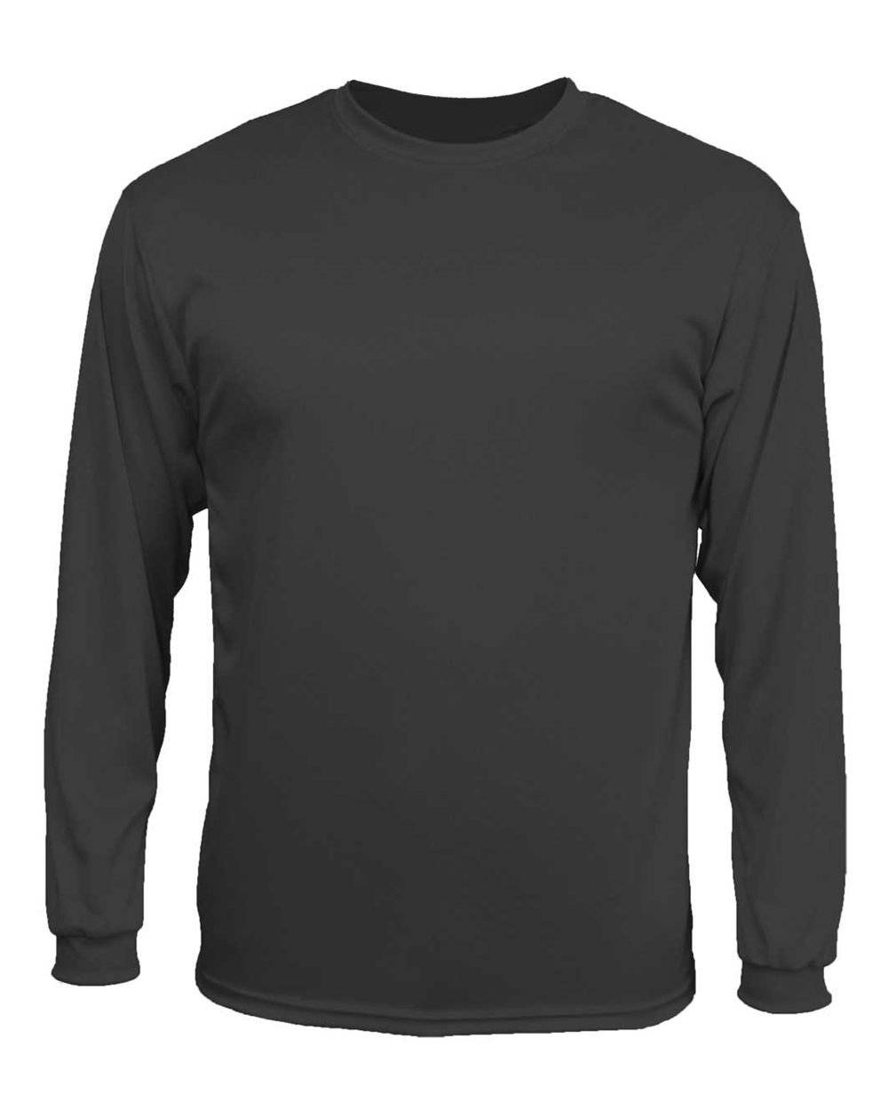 C2 Sport 5104 Long Sleeve Performance Tee - Graphite - HIT a Double - 1