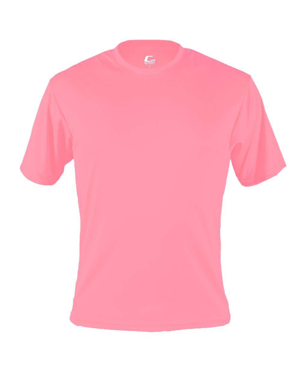 C2 Sport 5200 Performance Youth Tee - Pink - HIT a Double - 1