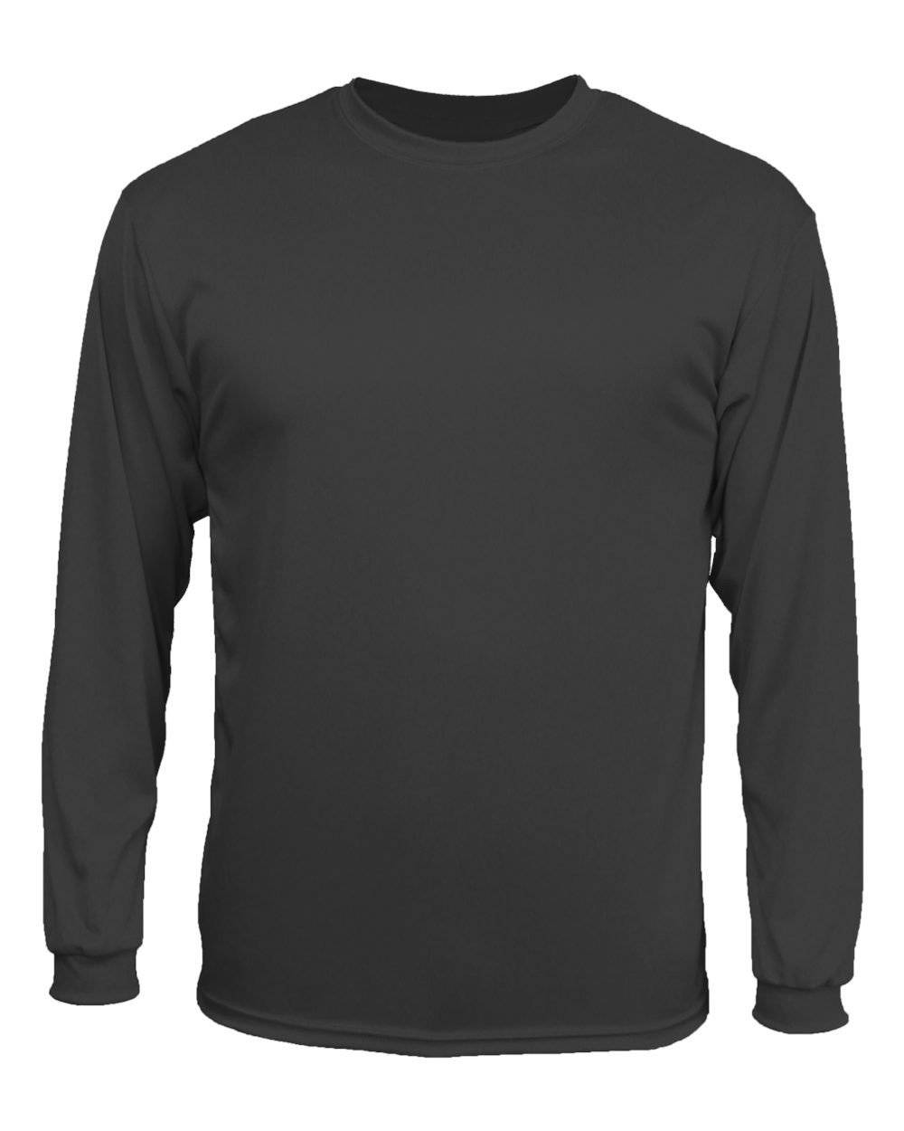 C2 Sport 5204 Long Sleeve Youth Tee - Graphite - HIT a Double - 1