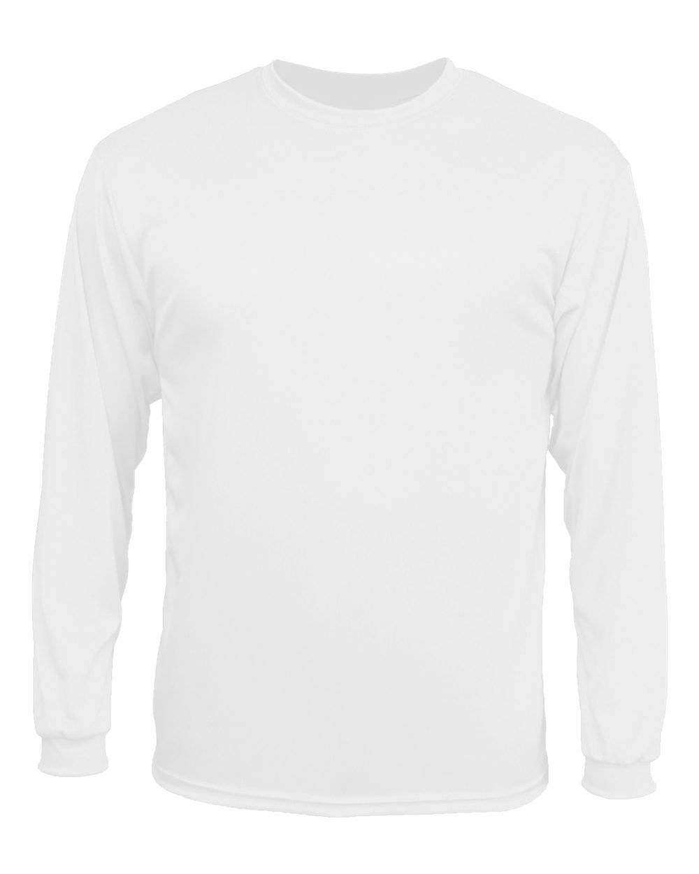 C2 Sport 5204 Long Sleeve Youth Tee - White - HIT a Double - 1