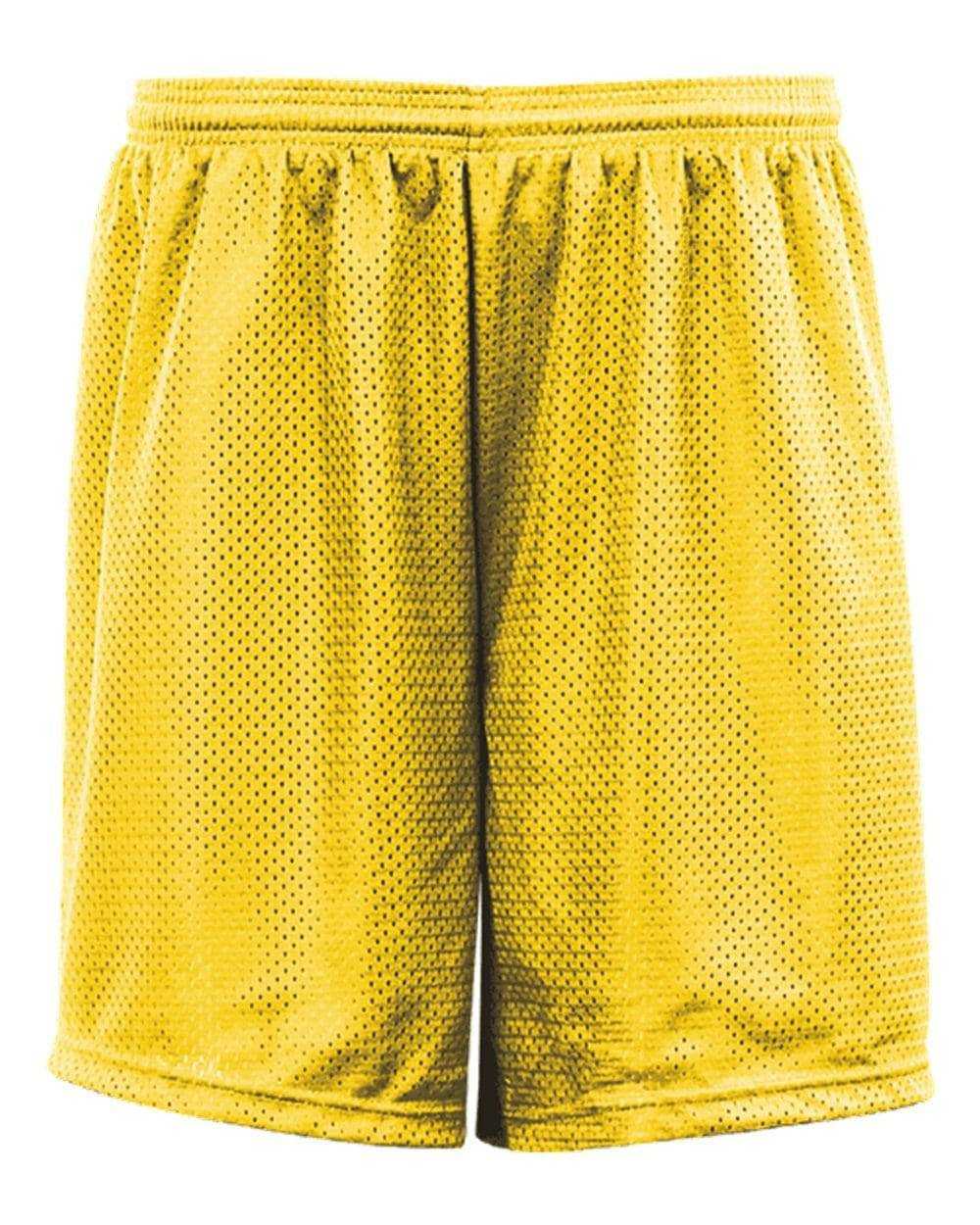 C2 Sport 5209 Youth Mesh 6" Short - Gold - HIT a Double - 1
