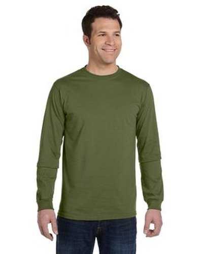 Econscious EC1500 Men&#39;s 100% Organic Cotton Long-Sleeve T-Shirt - Olive - HIT a Double