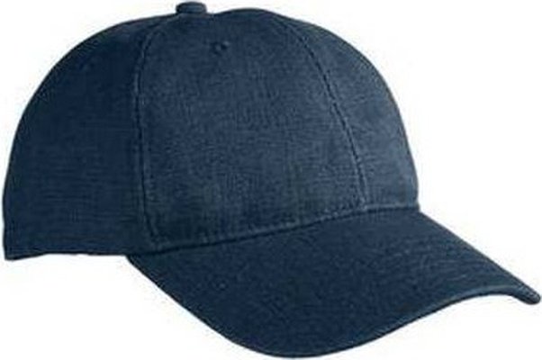 Econscious EC7091 Washed Hemp Unstructured Baseball Cap - Navy - HIT a Double
