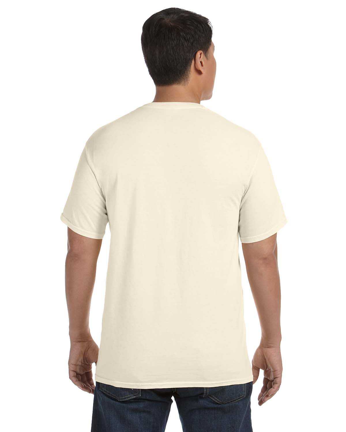 Bayside 5910 USA-Made Heavyweight Ringspun T-Shirt - Cream - HIT a Double - 1