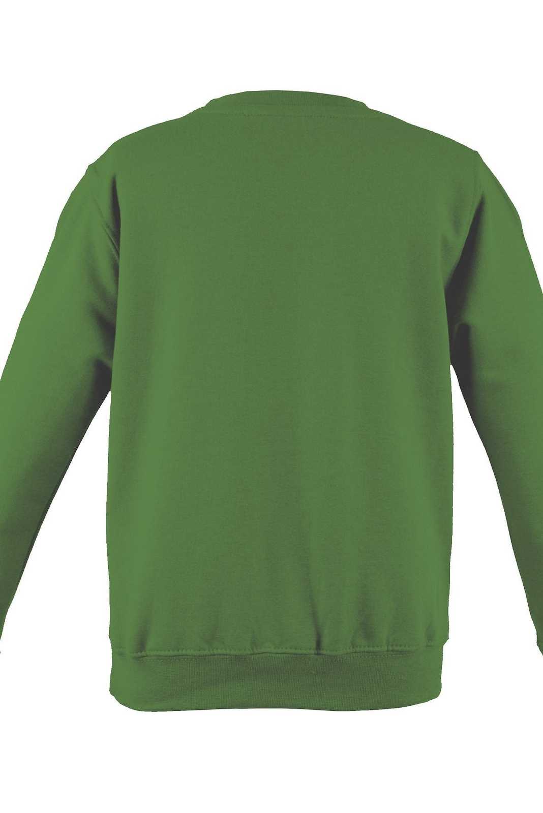 Just Hoods JHA030 College Sweat Crew Neck - Kelly Green - HIT a Double
