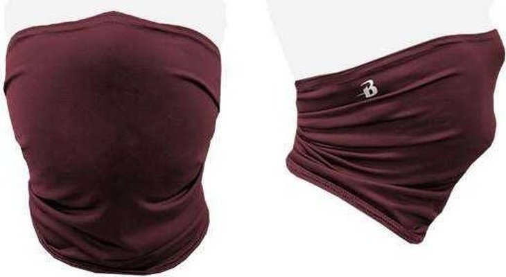 Badger Sport 1900 Performance Face Shield - Maroon - HIT a Double - 1