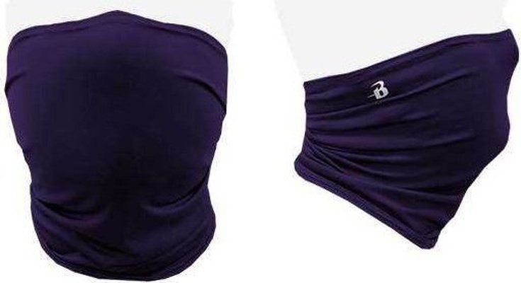 Badger Sport 1900 Performance Face Shield - Purple - HIT a Double - 1