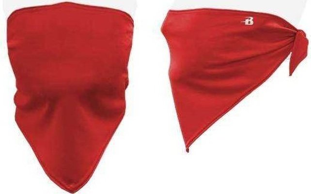 Badger Sport 1919 B-Core Face Bandana - Red - HIT a Double - 1