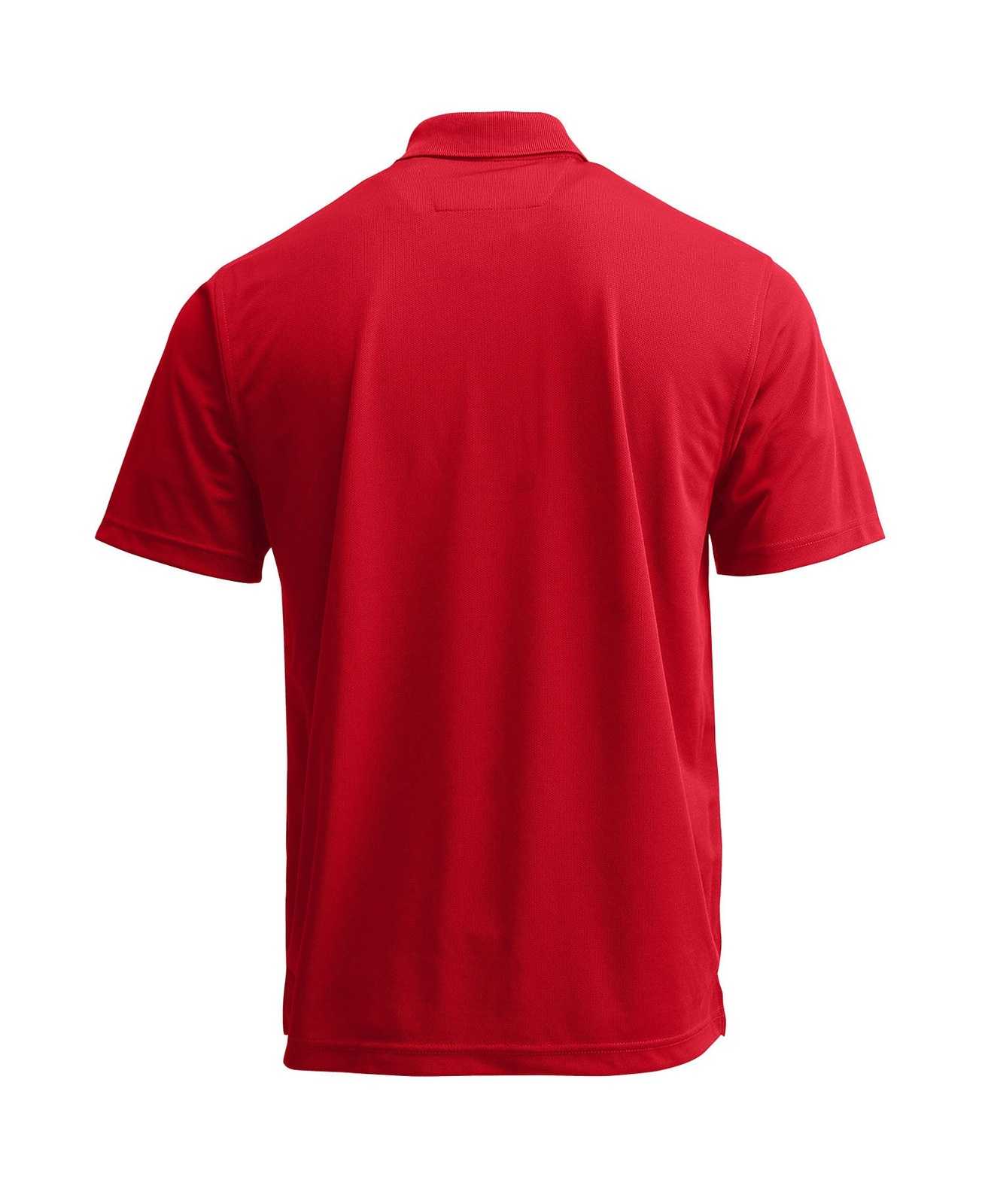 Paragon 100 Adult Solid Mesh Polo - Red - HIT a Double