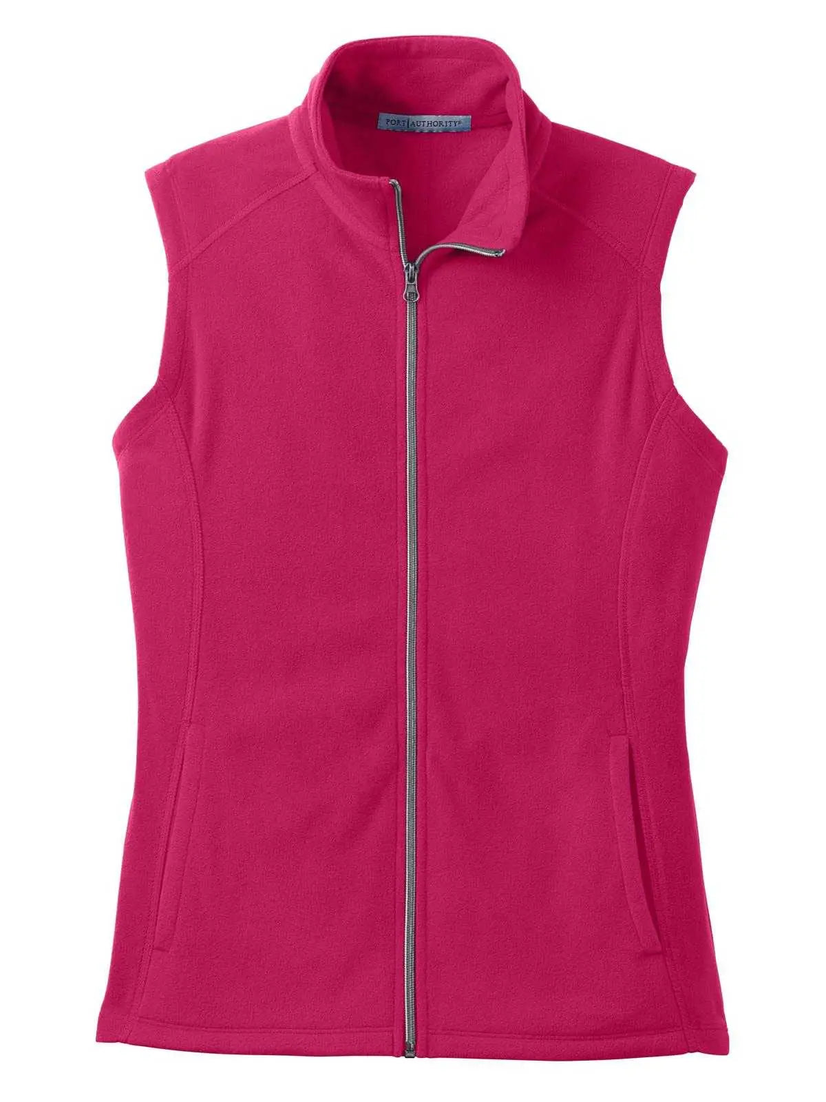 Port Authority L226 Ladies Microfleece Vest - Dark Fuchsia