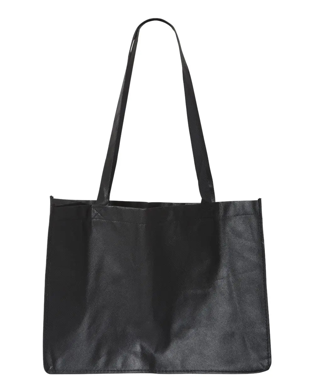 Liberty Bags A134 Non-woven Deluxe Junior Tote - Black - one Size Fits Most