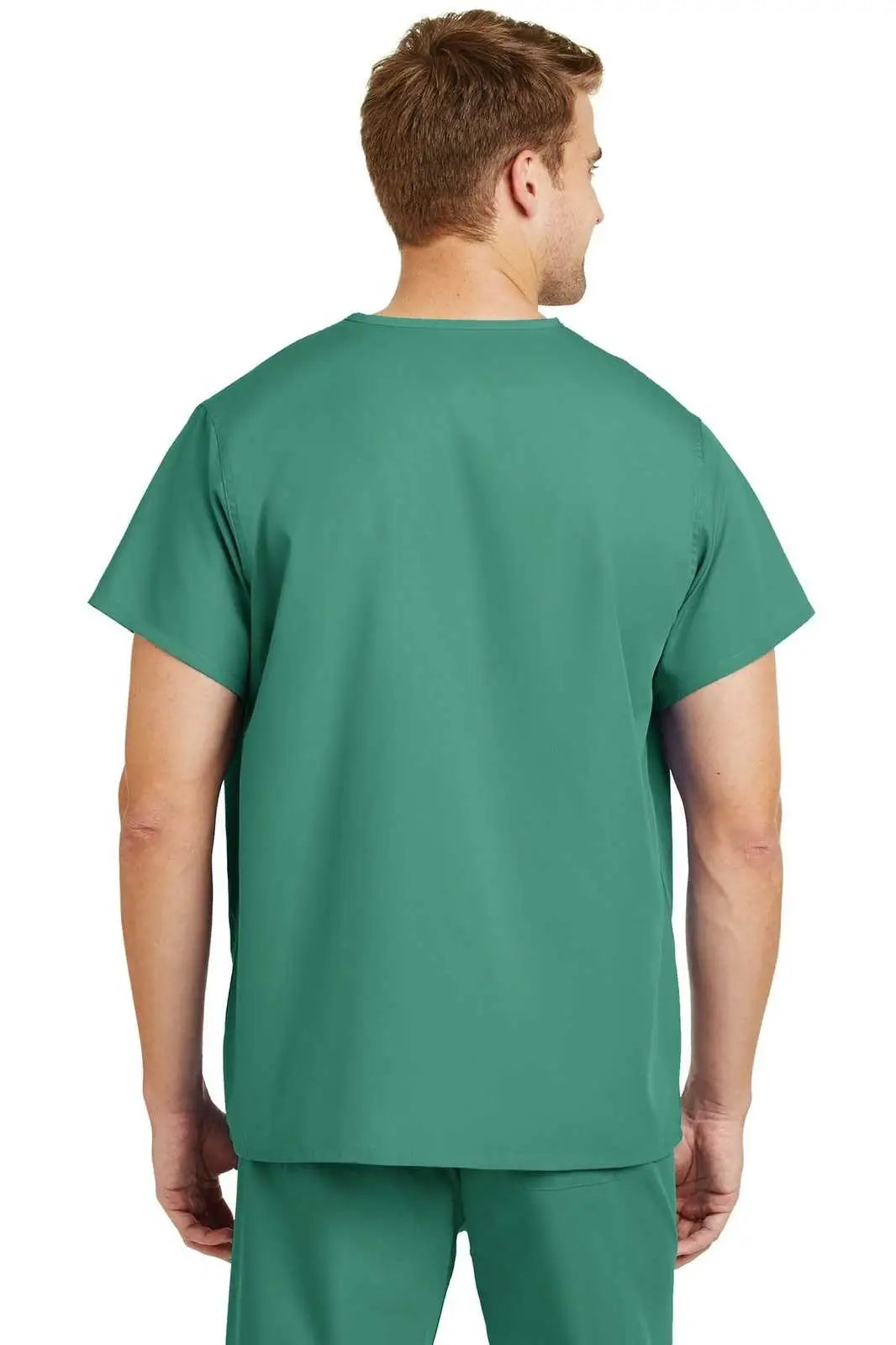 Cornerstone Cs501 Reversible V-neck Scrub Top - Jade Green