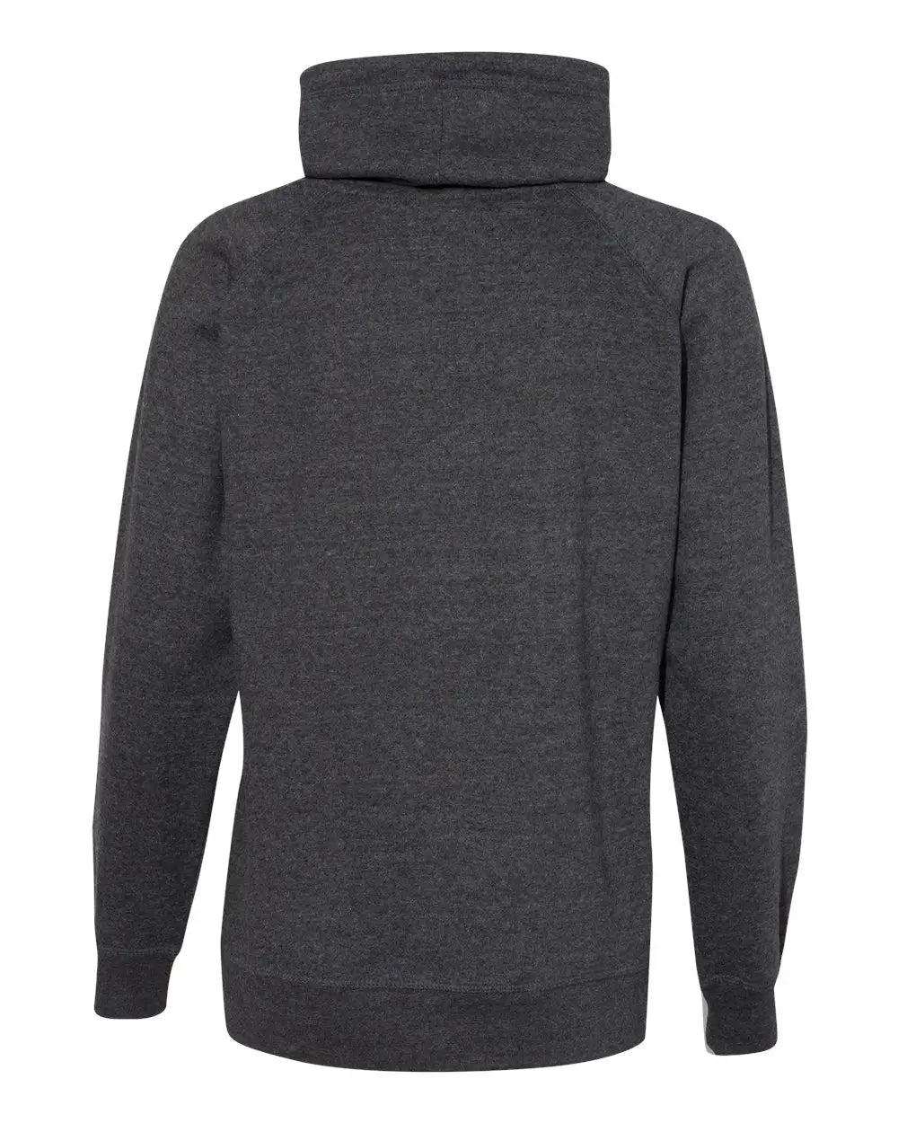 J. America 8653j Women’s Relay Cowl Neck Sweatshirt - 8653 - Black - Ladies s