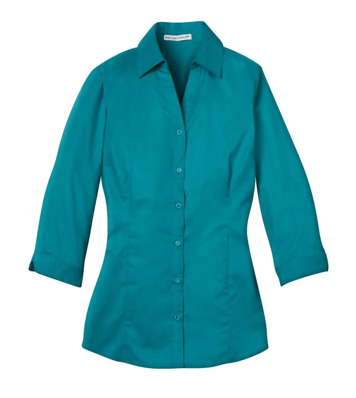 Port Authority L6290 Improved Ladies 3/4-sleeve Blouse - Teal Green