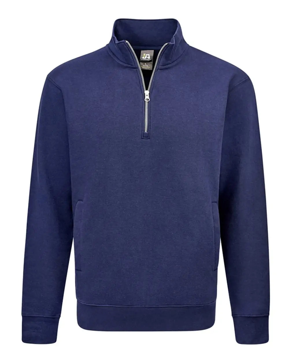 J. America 8722j Btb Fleece Quarter-zip Sweatshirt - 8722 - True Navy - Adult s