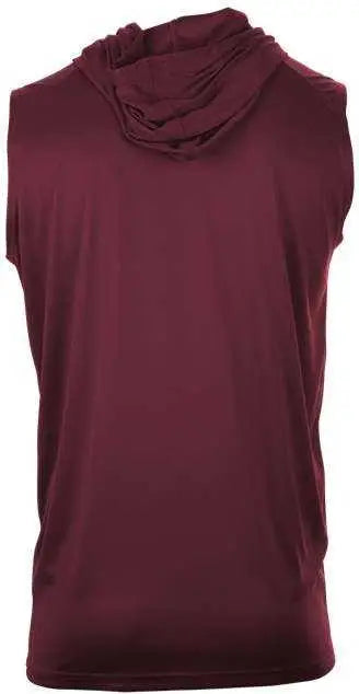 Badger Sport 2108 B-core Sleeveless Hood Youth Tee - Maroon
