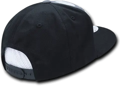 Decky 1049 Camo Cotton Snapback Cap - Black Urban - one Size Fits Most