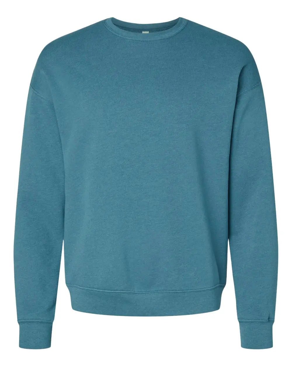 Bella + Canvas 3945 Sponge Fleece Drop Shoulder Crewneck Sweatshirt - Heather Deep Teal - Xs