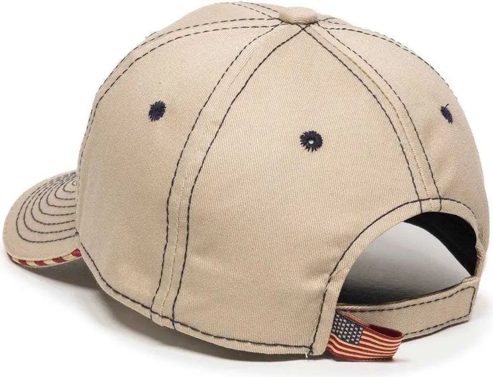 Oc Sports Usa-800 Adjustable Cap - Khaki - 6 7/8’’ - 7 1/2’’
