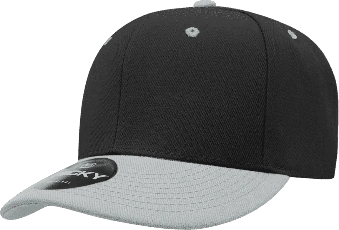 Decky 206 Low Structured Baseball Cap - Black Gray - one Size Fits Most