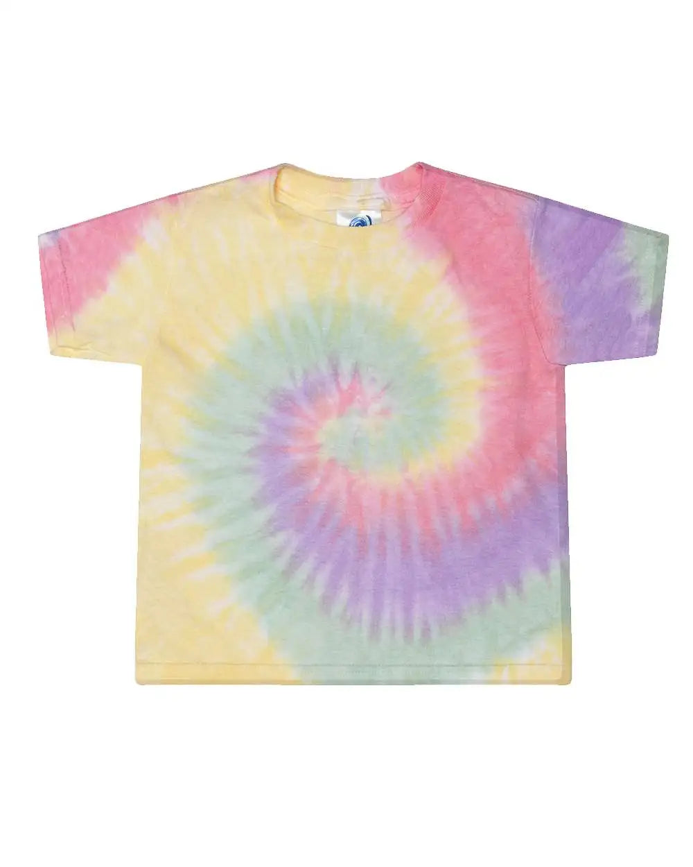 Colortone 1160 Toddler Tie-dyed T-shirt - Zen Rainbow - Multi-colored / 4t