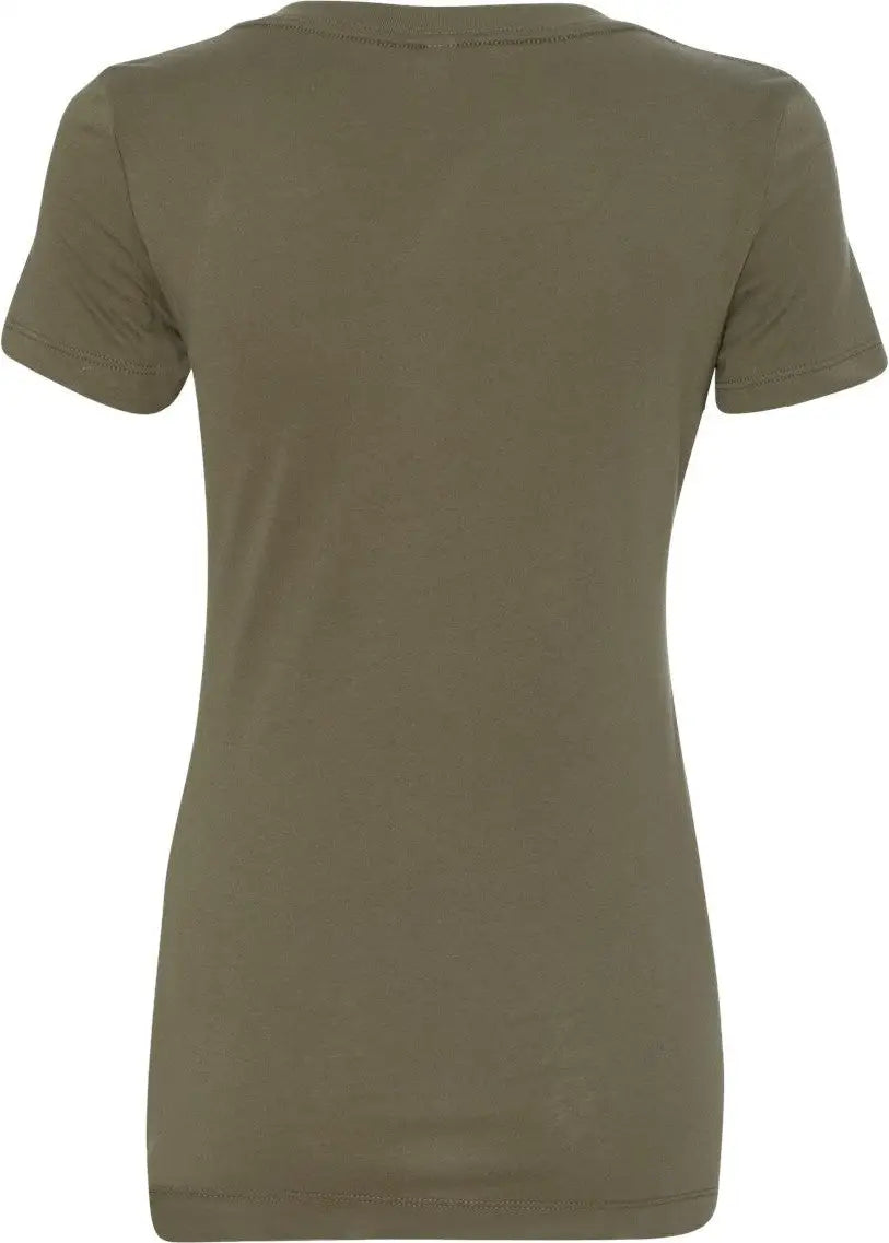 Next Level 1540 Women’s Ideal V-neck T-shirt - Military Green