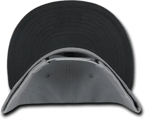 Decky 1071 Acrylic/vinyl Snapback Cap - Gray Black - one Size Fits Most