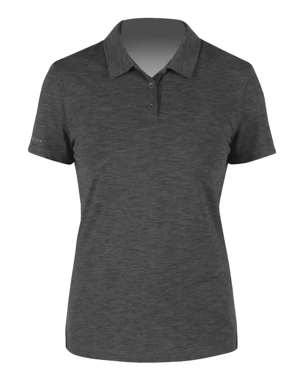 Anetik Wpbrzs1 Women’s Breeze Tech Polo - Charcoal Heathered - Dark Gray / Xs