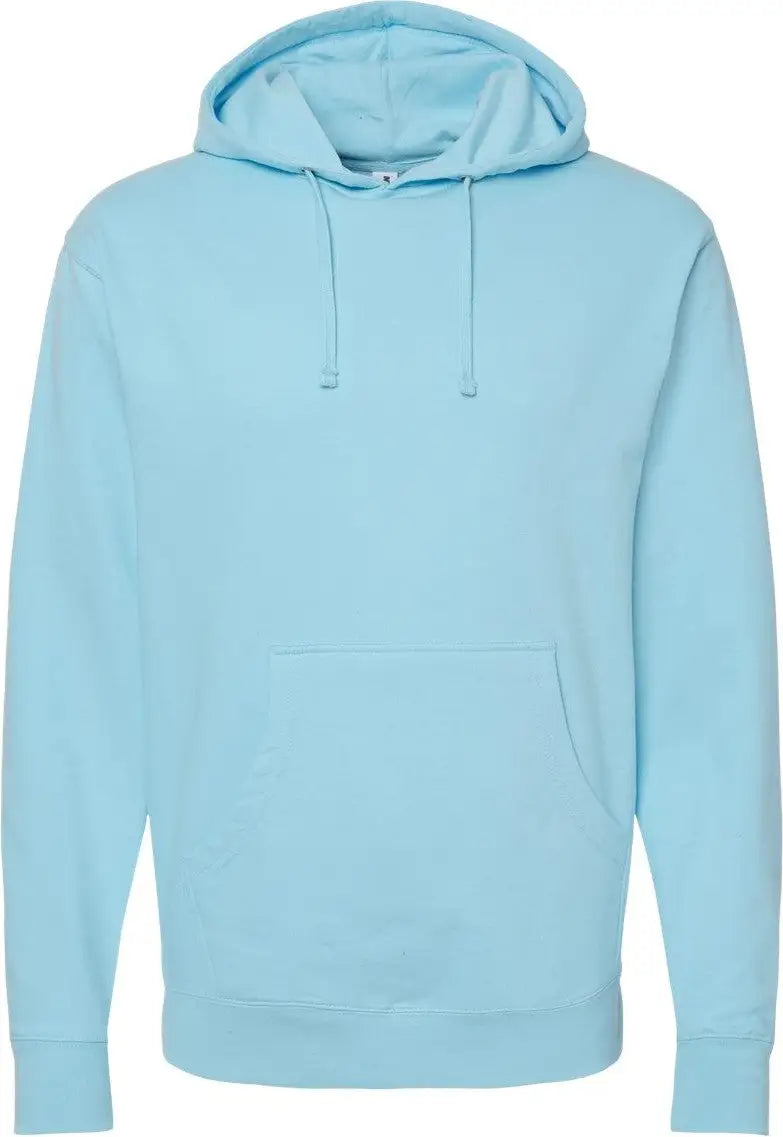 Independent Trading Co. Ss4500 Midweight Hooded Sweatshirt - Blue Aqua - Xs