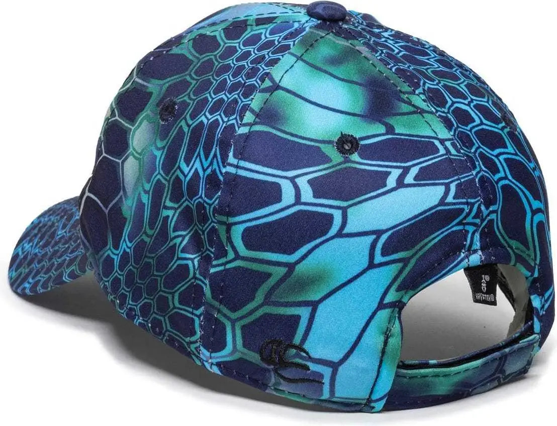Oc Sports Pfc-100 Adjustable Cap - Kryptek Pontus - 6 7/8’’ - 7 1/2’’