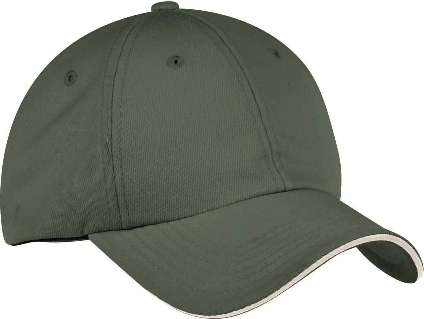 Port Authority C838 Dry Zone Cap - Olive Stone - one Size Fits Most