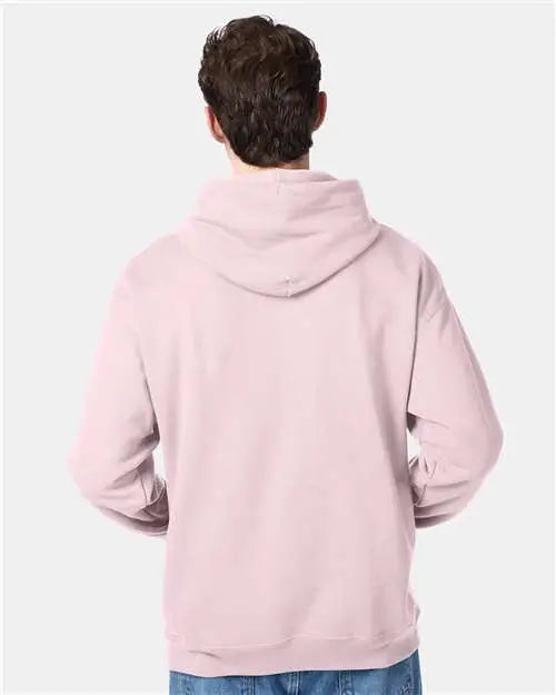 Hanes P170 Ecosmart® Hooded Sweatshirt - Pale Pink