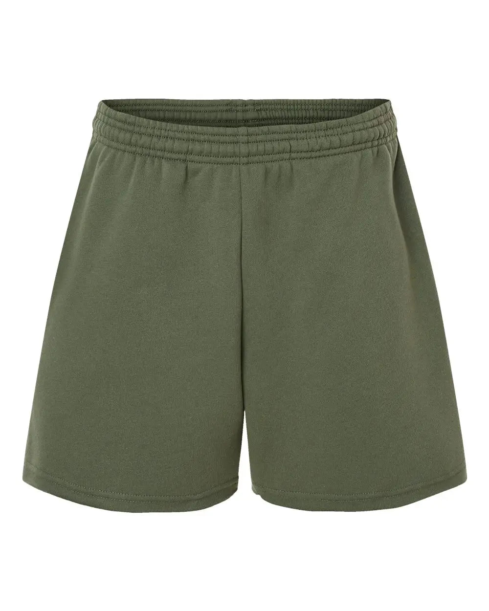 Bella + Canvas 3787c Women’s Cutoff Fleece Shorts - 3787 - Military Green - Ladies s