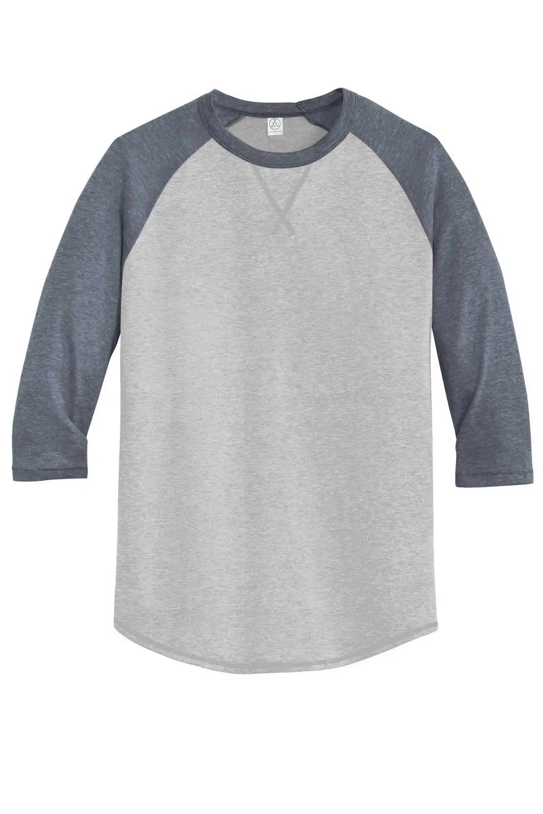 Alternative Aa5055 Sideline Vintage 50/50 Tee - Silver Navy