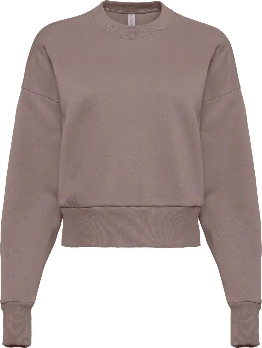 Next Level 9087 Women’s Heavyweight Sweatshirt - Shiitake - Brwon / Ladies Xs
