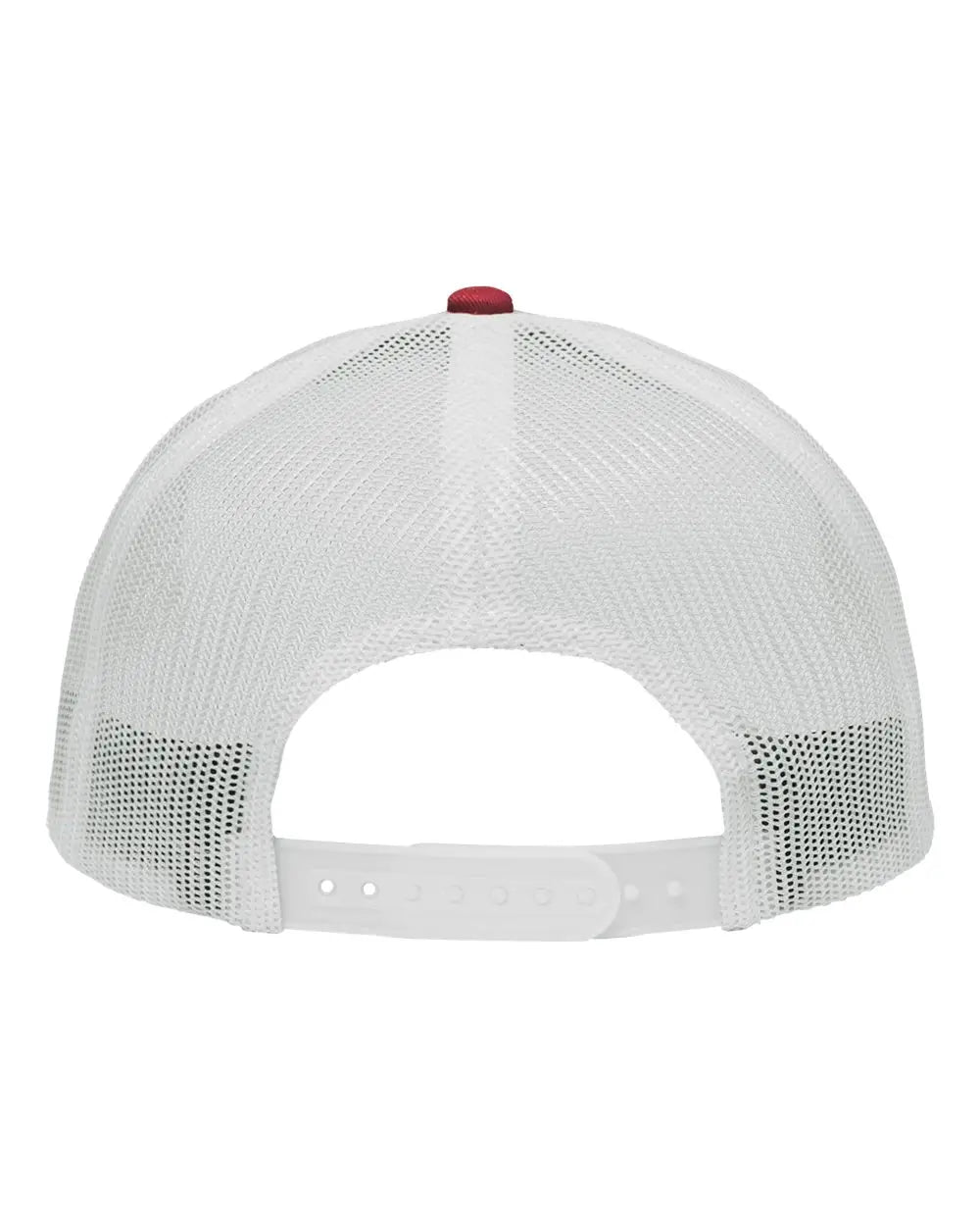 Sportsman Sp1450 Traditional Lo-pro Mesh Back Trucker Fit Cap - Chino Cardinal White - one Size Fits Most
